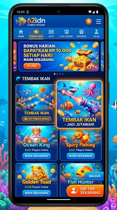 Layar utama 62idn — antarmuka bersih setelah instalasi